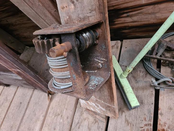 lieren en katrollen diverse, Antiek en Kunst, Antiek | Gereedschap en Instrumenten, Ophalen