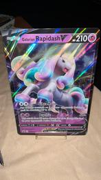 Pokemon Rapidash V swsh 111 promo jumbo oversized 4,00 euro, Hobby en Vrije tijd, Verzamelkaartspellen | Pokémon, Ophalen of Verzenden