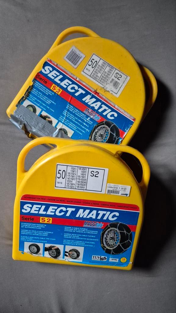 Sneeuwkettingen Select Matic S2 - Maat 50, Auto diversen, Sneeuwkettingen, Gebruikt, Ophalen