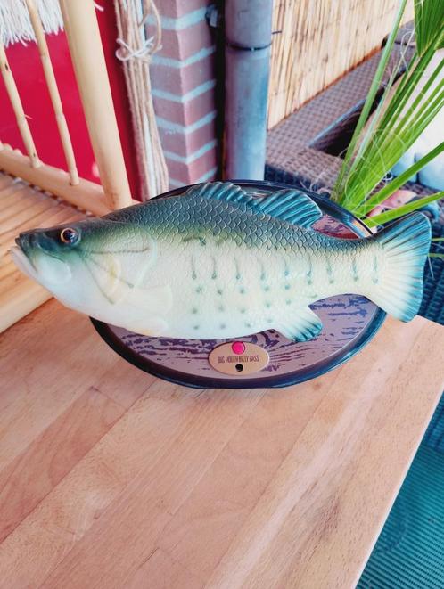 Vintage zingende en dansende vis Big Mountain Billy Bass, Antiek en Kunst, Curiosa en Brocante, Ophalen of Verzenden