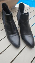 Manfield leren enkellaarsjes - keurig!maat 40, Kleding | Dames, Zwart, Lage of Enkellaarzen, Ophalen of Verzenden, Manfield