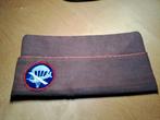 Originele WW2 US Airborne Garrison cap!, Ophalen of Verzenden, Amerika, Helm of Baret