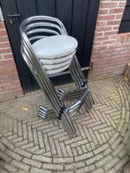 8 barkrukken, Huis en Inrichting, Barkrukken, Ophalen, Met voetsteun, 60 tot 90 cm, Metaal