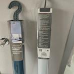 Rolgordijnen blauw/grijs - verduisterend, Grijs, 100 tot 150 cm, Ophalen of Verzenden, Zo goed als nieuw