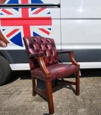 Chesterfield stand chair origineel UK, Huis en Inrichting, Ophalen, Nieuw, Leer, Eén