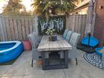 Tuinset met 6 verstelbare stoelen, Ophalen, Gebruikt