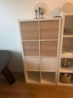 Kallax kast 2x4 met deurtjes en lades, Huis en Inrichting, Kasten | Boekenkasten, Ophalen, Gebruikt, Kunststof, Met lade(s)