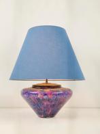 Vintage tafellamp Glas unique realisse a la main france ‘70, N, Vintage, Ophalen of Verzenden, Minder dan 50 cm