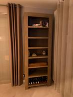 Mooie strak houten boekenkast, Huis en Inrichting, Kasten | Boekenkasten, Ophalen, 200 cm of meer, 50 tot 100 cm, Zo goed als nieuw