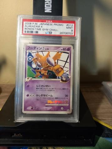 Pokémon tcg: Alakazam 4 Jap. promo, Psa 9