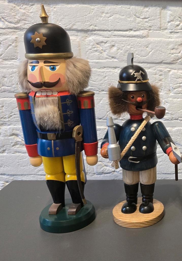 Vintage Raucherman & Nussknacker uit het Ertsgebergte, Diversen, Kerst, Ophalen of Verzenden