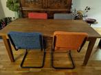 Eetkamertafel te koop, Huis en Inrichting, Tafels | Eettafels, Ophalen, Eikenhout, 50 tot 100 cm, Zo goed als nieuw