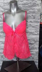 Sexy neon roze babydoll, Kleding | Dames, Ondergoed en Lingerie, Ophalen of Verzenden, Roze, Nachtkleding