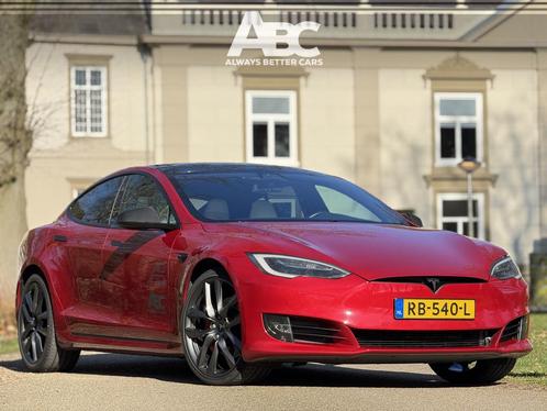 Tesla Model S 100D Performance Ludicrous Plus (bj 2017), Auto's, Tesla, Te koop, Model S, 360° camera, 4x4, ABS, Achteruitrijcamera