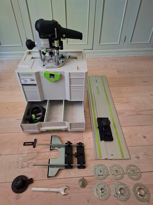 Festool of1010 ebq bovenfrees met veel accessoires, Doe-het-zelf en Verbouw, Gereedschap | Handgereedschap, Zo goed als nieuw