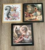 Mooie diamond Painting’s, Ophalen of Verzenden, Zo goed als nieuw, Hout, Minder dan 50 cm