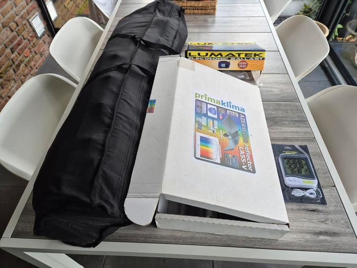 Kweekset compleet, Tuin en Terras, Kweekspullen, Gebruikt, Kweektent, Ophalen