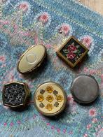 Pillendoosjes antiek brocante doosjes, Antiek en Kunst, Curiosa en Brocante, Ophalen of Verzenden