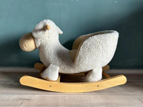 Pluche hobbelschaap met geluid, Kinderen en Baby's, Speelgoed | Hobbelfiguren, Gebruikt, Ophalen of Verzenden