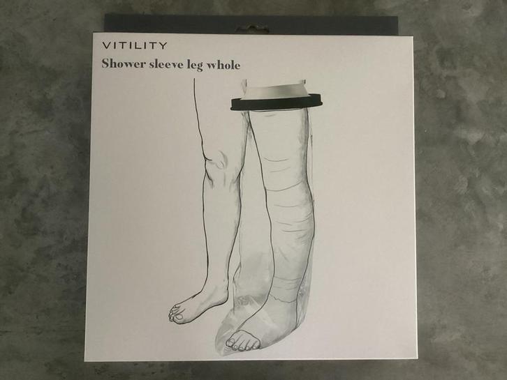 Nieuw Vitility douchebeen, gipshoes voor been, Diversen, Verpleegmiddelen, Nieuw, Ophalen of Verzenden