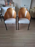 Prachtige vintage stoelen van Costes Philippe Starck design, Huis en Inrichting, Stoelen, Ophalen, Zo goed als nieuw, Bruin