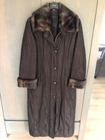 Bruine lange jas mt 38  z.g.a.n., Ophalen of Verzenden, Zo goed als nieuw, Maat 38/40 (M), Bruin