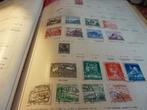 2 Bladen met oude POSTZEGELS van & uit:  DEUTSCHES REICH, Ophalen of Verzenden, Buitenland