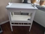 Theekastje wit met verlichting, Huis en Inrichting, Kasten | Overige, Ophalen, Gebruikt
