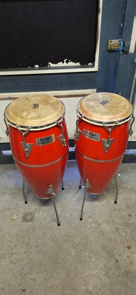 2 conga's, Muziek en Instrumenten, Percussie, Gebruikt, Trommel, Ophalen