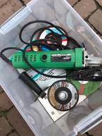 Hitachi slijptol 125 mm, Ophalen of Verzenden, Zo goed als nieuw, 1000 watt of meer, Haakse handslijpmachine