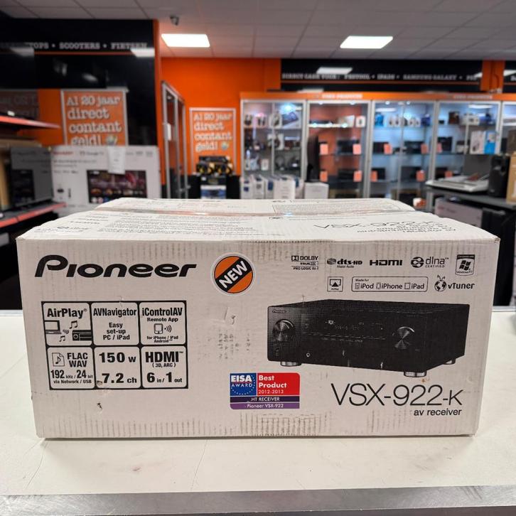 Pioneer VSX-922-K Versterker | Nieuw in doos, Audio, Tv en Foto, Versterkers en Receivers, Nieuw