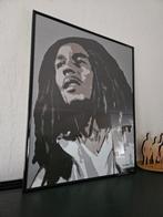 Bob Marley afbeelding in lijst, Minder dan 50 cm, Foto of Poster, Minder dan 50 cm, Ophalen of Verzenden