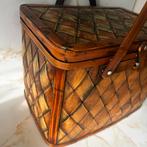 Vintage Houten Mand, Ophalen, Gebruikt, Overige houtsoorten, Minder dan 50 cm