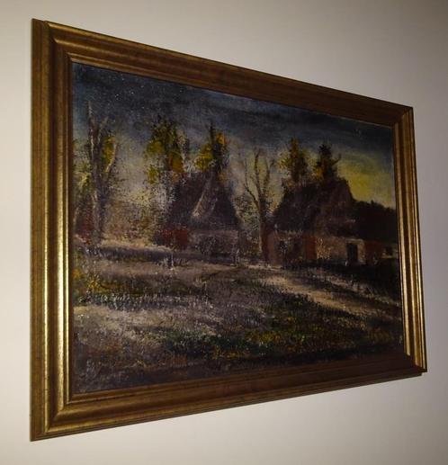 Expressionistisch Schilderij is Gemaakt door: J.J. van Tuyl, Antiek en Kunst, Kunst | Schilderijen | Klassiek, Ophalen of Verzenden