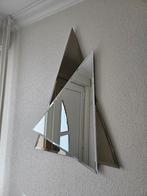 Moderne spiegel met geometrisch design, Ophalen, Zo goed als nieuw, 75 tot 100 cm, Minder dan 100 cm