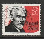 DDR 1990 3310 August Bebel, Gest, Postzegels en Munten, Ophalen of Verzenden, DDR, Gestempeld