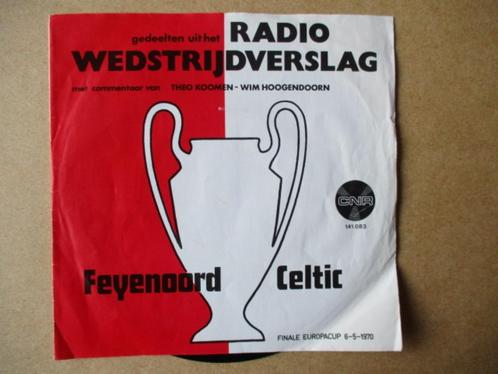 s5531 feyenoord en celtic - finale europa cup 1970, Cd's en Dvd's, Vinyl Singles, Gebruikt, Single, 7 inch, Ophalen