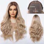 Mono top swiss lace pruik lang blond haar zonder p, Verzenden, Nieuw, Pruik of Haarverlenging