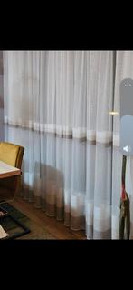 Mooie witte gordijnen, Huis en Inrichting, 200 cm of meer, Wit, Ophalen of Verzenden, Zo goed als nieuw