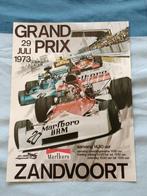 Grand Prix Zandvoort 1973 poster, Verzamelen, Ophalen of Verzenden, Zo goed als nieuw, Rechthoekig Staand, Sport