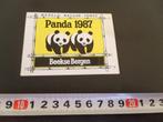 sticker WNF Wereld Natuur Fonds PANDA 1987 Beekse Bergen, Verzamelen, Stickers, Ophalen, Zo goed als nieuw