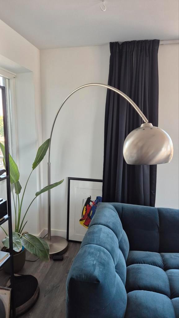 Design Booglamp - Dot.design, Huis en Inrichting, Lampen | Vloerlampen, Gebruikt, 150 tot 200 cm, Metaal, Ophalen