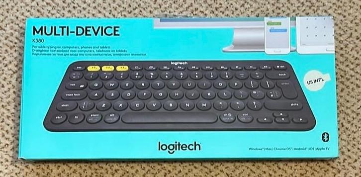 Logitech toetsenbord K380, Computers en Software, Toetsenborden, Zo goed als nieuw, Qwerty, Draadloos, Ergonomisch, Ophalen of Verzenden