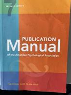 Pegagogische wetenschappen: Publication Manual 7th Edition, Ophalen of Verzenden, Zo goed als nieuw, Alpha, WO