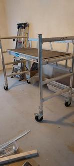 steiger / kamersteiger euroscaffold--inklapbaar-- Nieuwstaat, Ophalen of Verzenden, Zo goed als nieuw, Rolsteiger of Kamersteiger