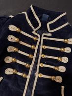 Blauw jasje met gouden details, Ophalen of Verzenden, Zo goed als nieuw, Jongen of Meisje