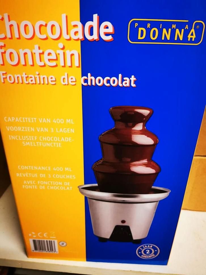Chocoladefontein Prima Donna - Nieuw in doos!, Witgoed en Apparatuur, Gourmetstellen, Ophalen of Verzenden