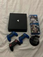 Playstation 4 pro 1tb incl 3 controllers en 6 spellen, Spelcomputers en Games, Spelcomputers | Sony PlayStation 4, Ophalen of Verzenden