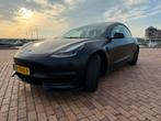 Tesla Model 3 Long Range 2019 Matzwart Wrap Trekhaak, Auto's, Tesla, Automaat, 27 €/maand, 910 kg, 1831 kg