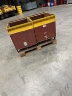 Stalen bakken, Doe-het-zelf en Verbouw, Kratten en Dozen, Ophalen, Gebruikt, 60 cm of meer, 50 tot 75 cm